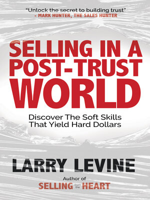 cover image of Selling in a Post-Trust World